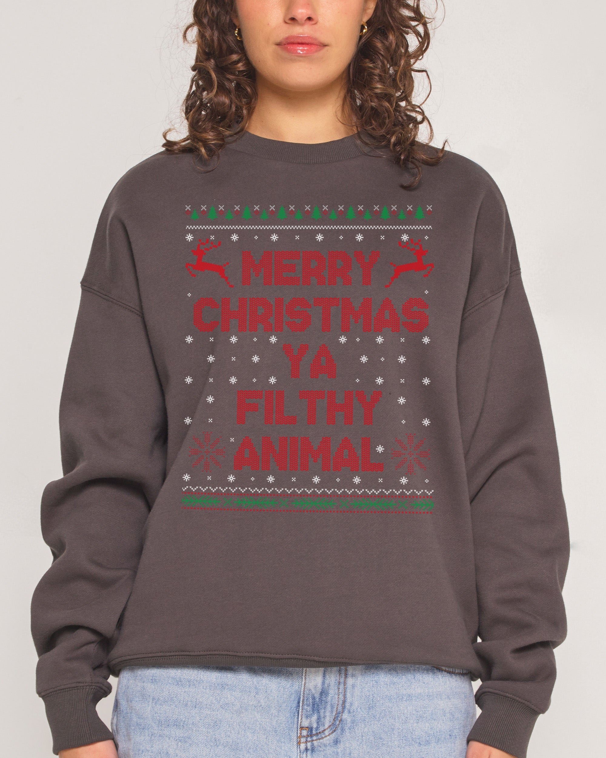 Merry Christmas Ya Filthy Animals Sweatshirt