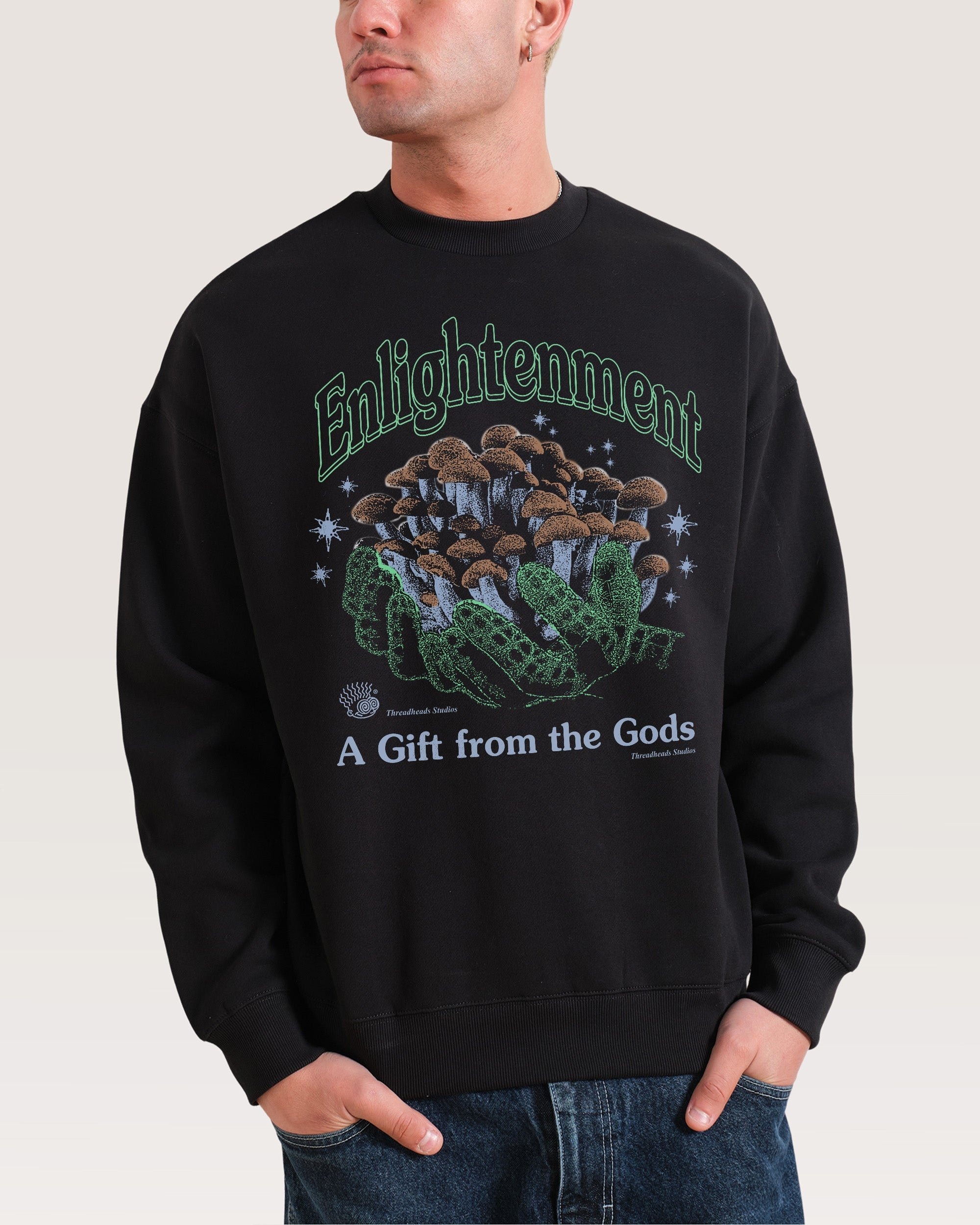 Fistful of Fungi Unisex Sweatshirt - Premium 340gsm Cotton Poly Blend