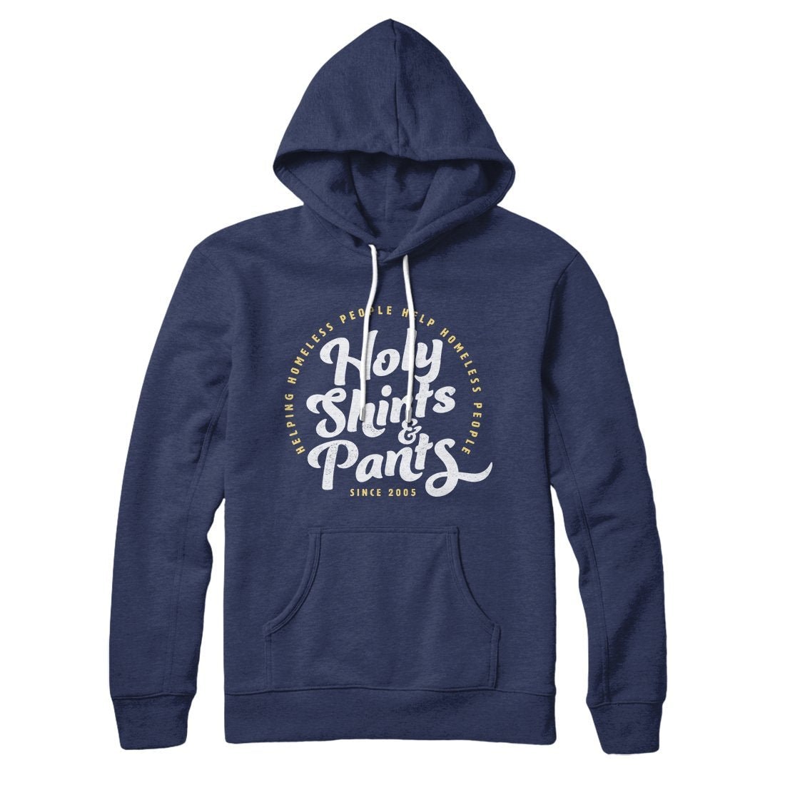 Holy Shirts and Pants Pullover Hoodie - Unisex Cotton Polyester Loose Fit Graphic