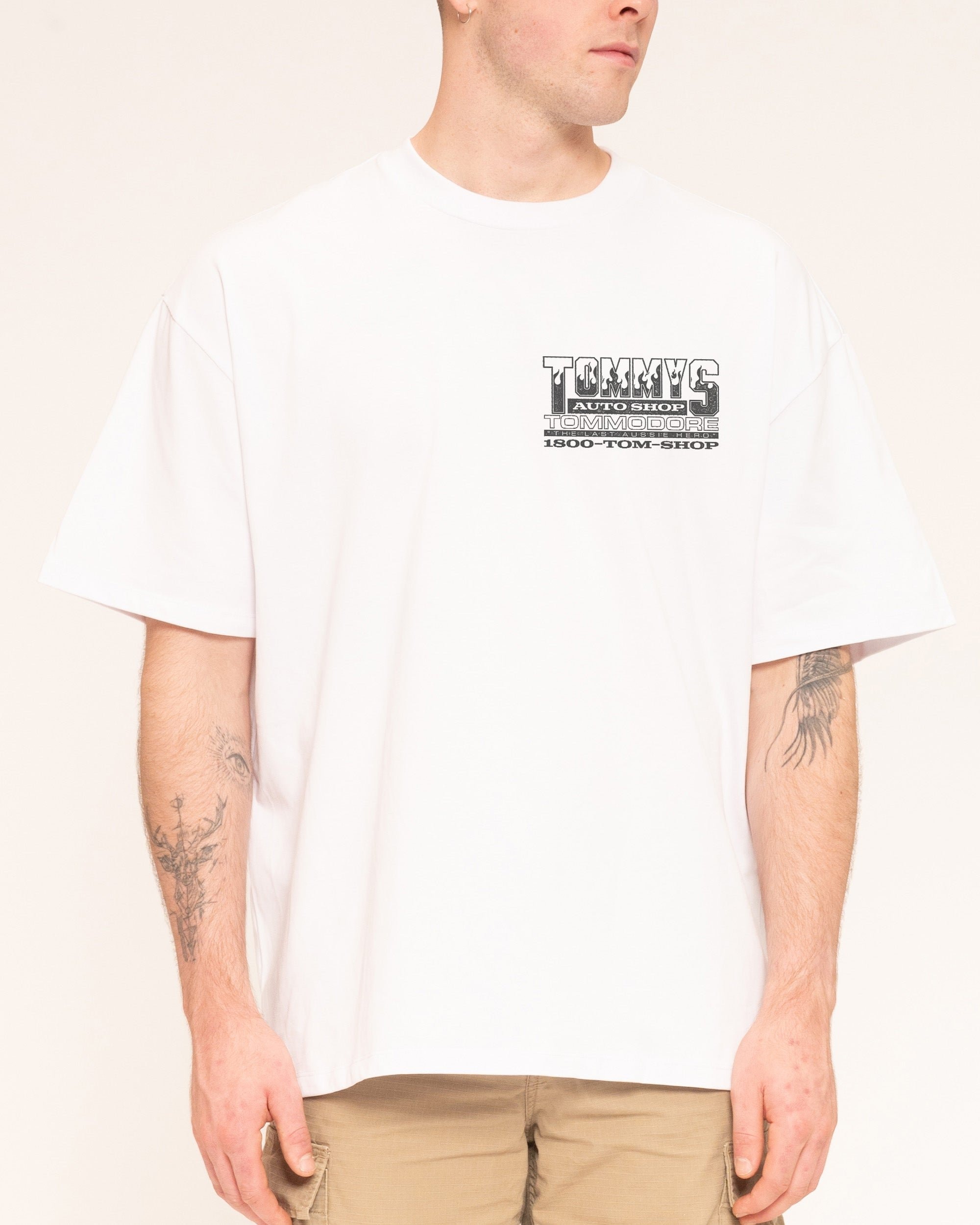 Tommy's Auto Shop Oversized Tee