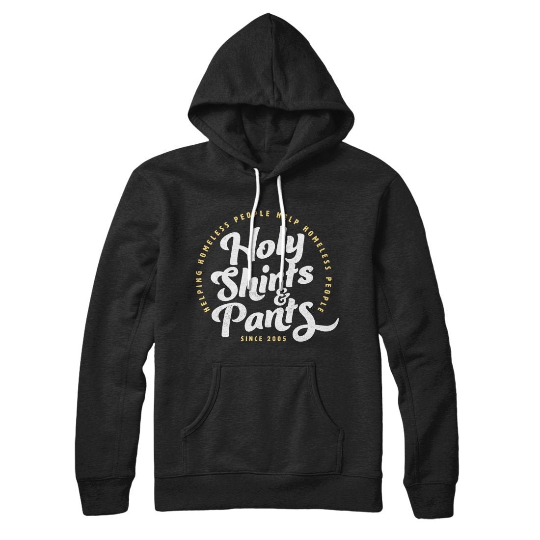 Holy Shirts and Pants Pullover Hoodie - Unisex Cotton Polyester Loose Fit Graphic