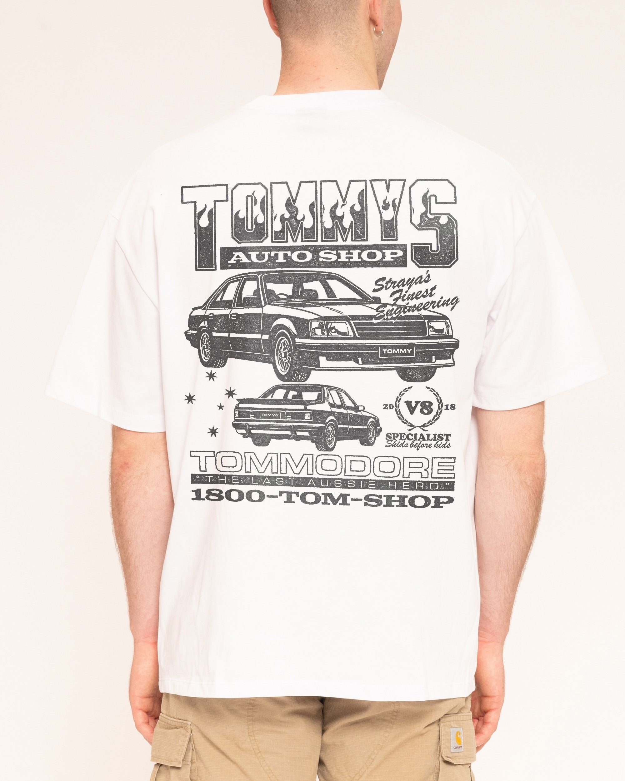 Tommy's Auto Shop Oversized Tee