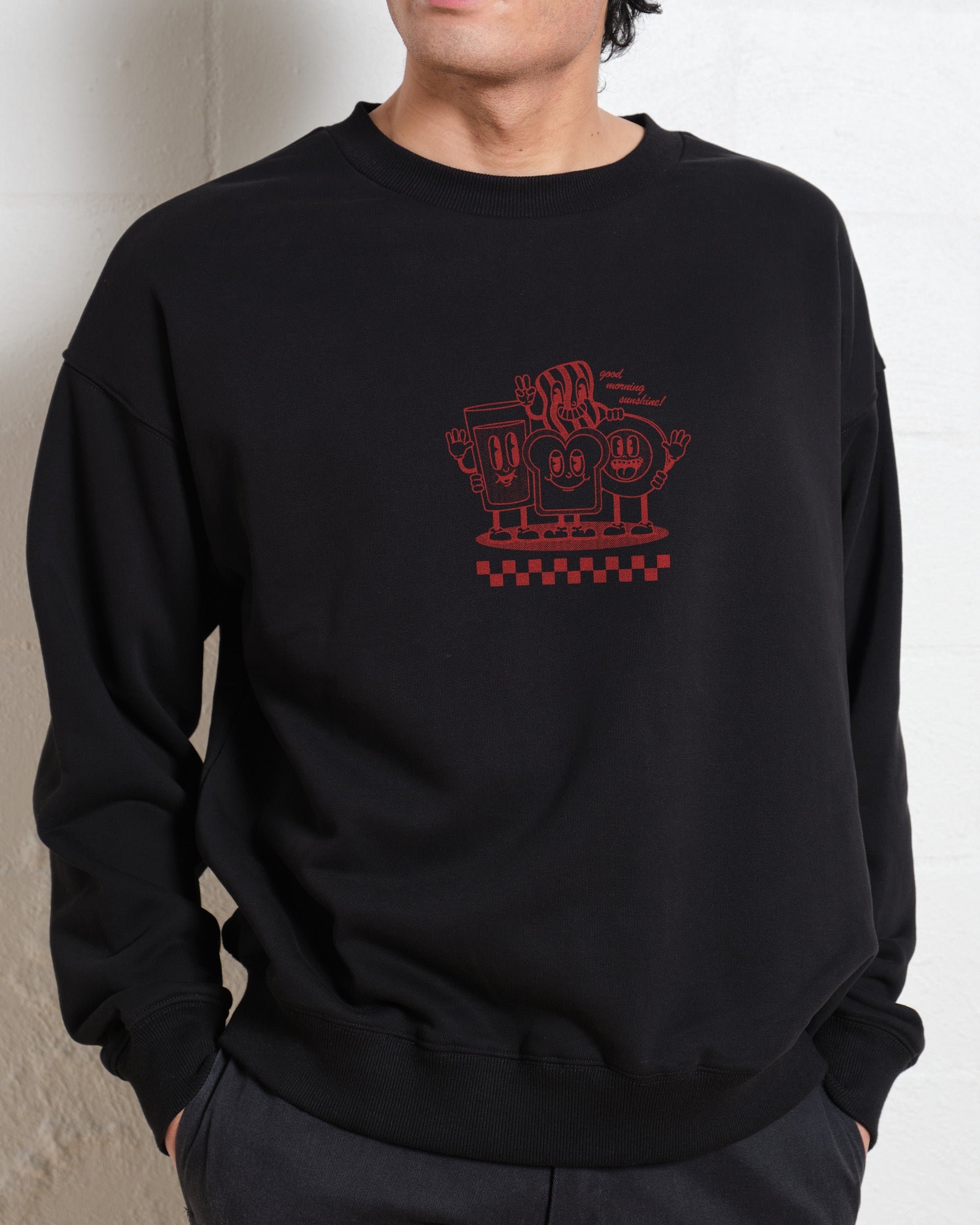 Breakfast Buddies Unisex Graphic Sweatshirt - 80% Cotton Premium 340gsm