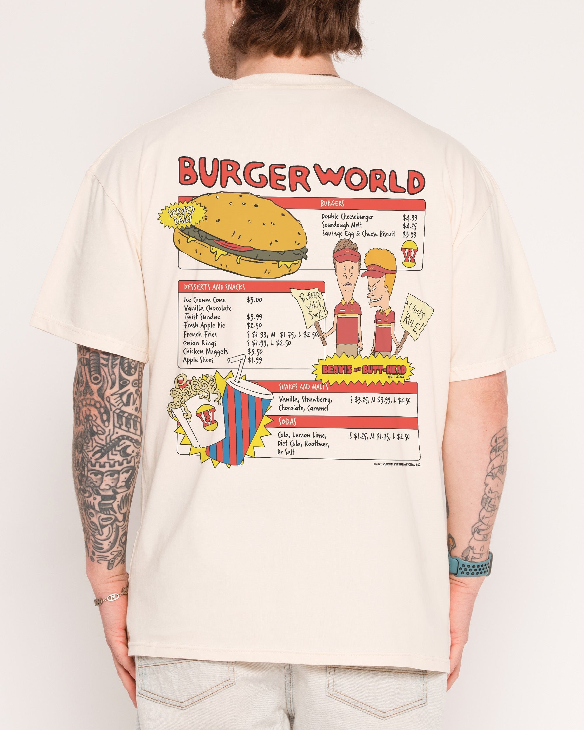Burger World Oversized Tee