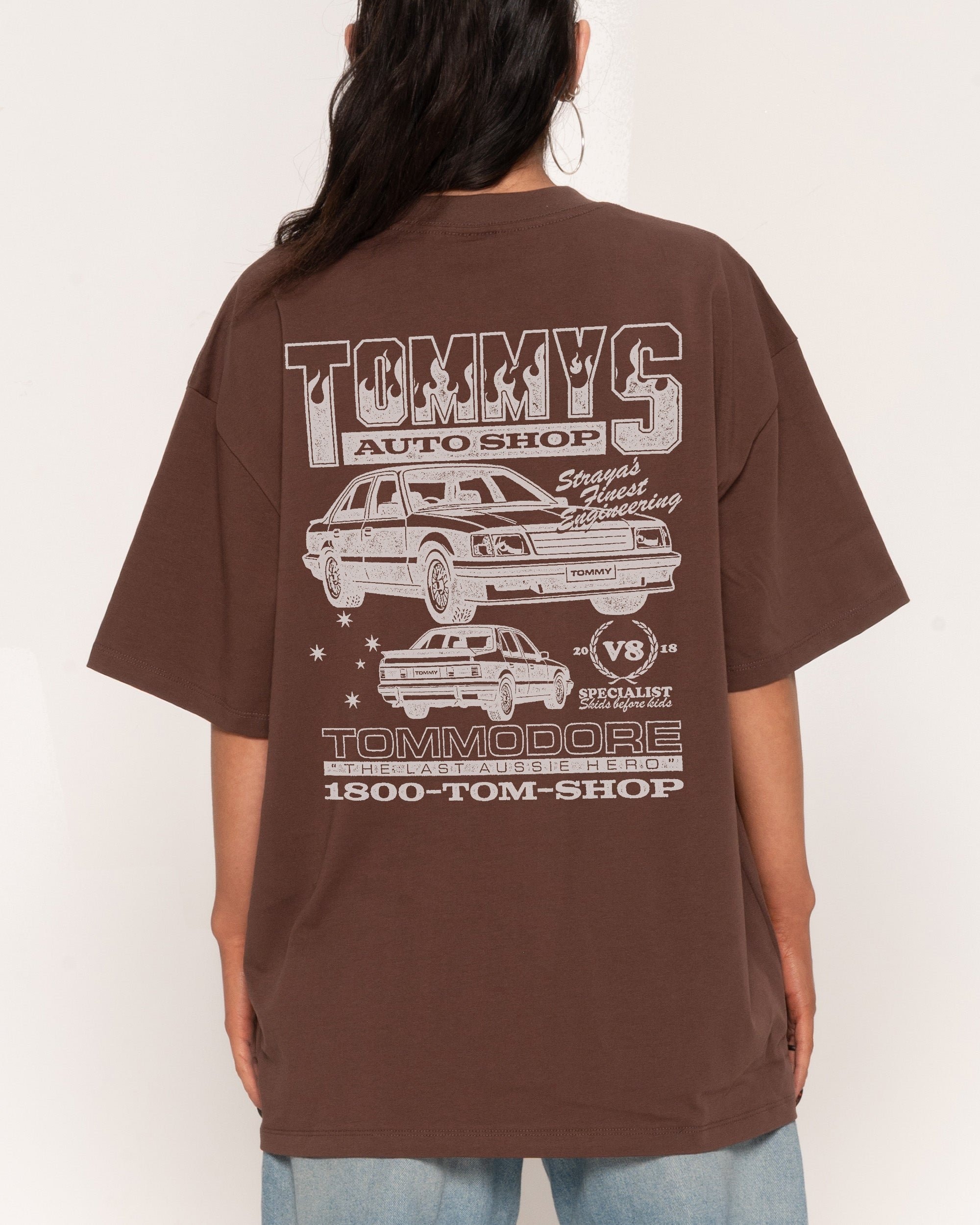 Tommy's Auto Shop Oversized Tee